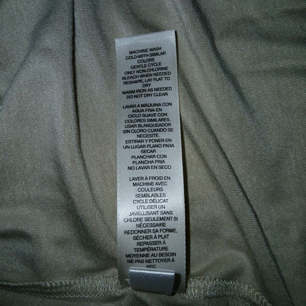 NWT CHICOS Womens 3 XL Karina Shirtail Long Sleeve Knit Top Solid Putty Beige - Picture 7 of 9